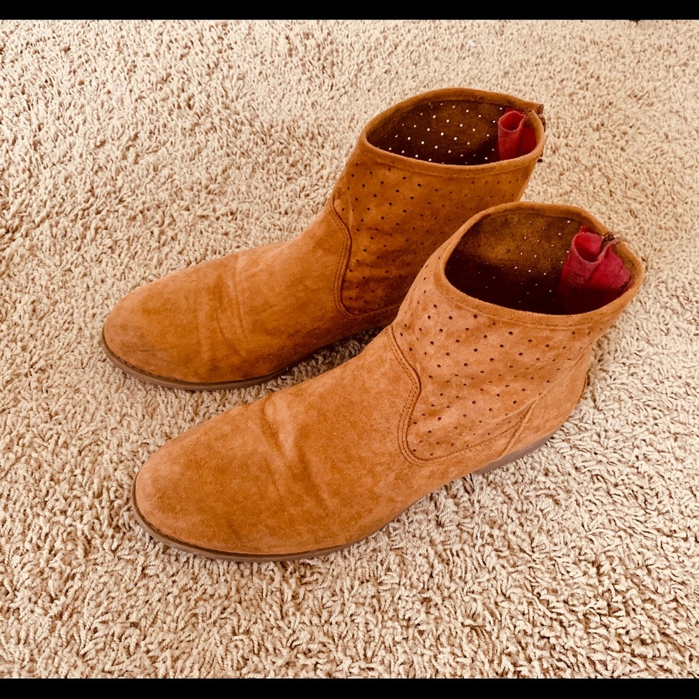 Faux Suede Booties